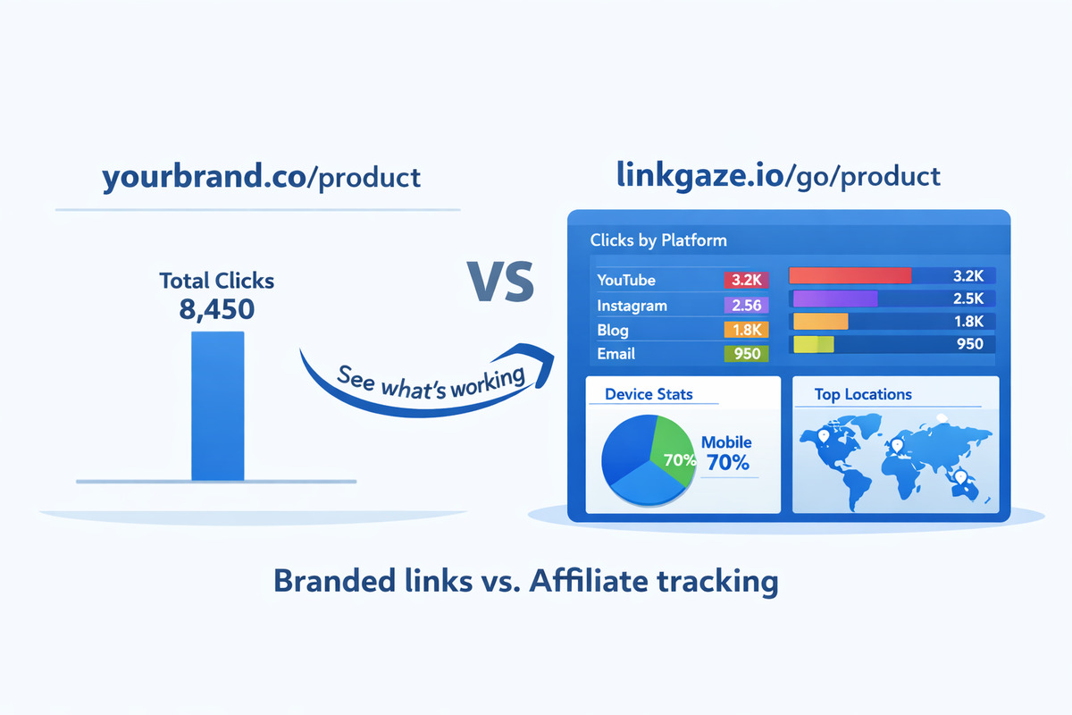 Rebrandly Alternative for Affiliate Marketers: Why Linkgaze Tracks What Rebrandly Can't
